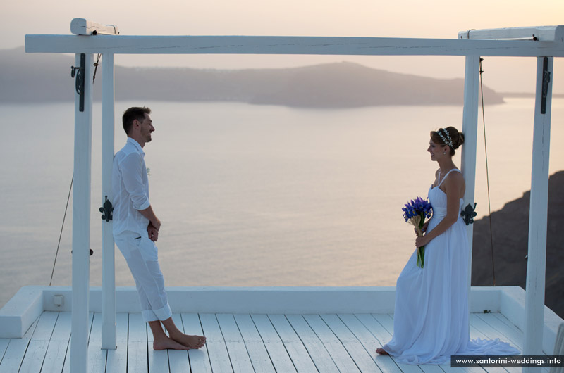 Santorini Weddings / Cliffside Suites