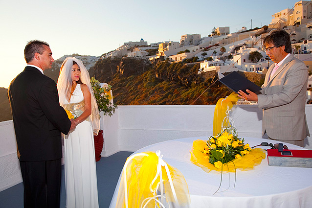 santorini weddings