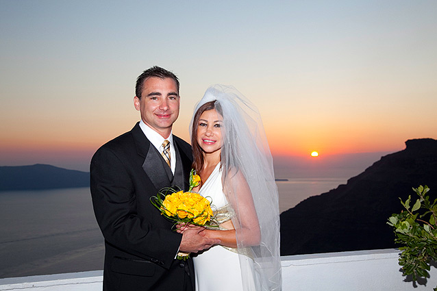 santorini weddings