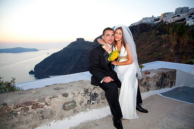 santorini weddings