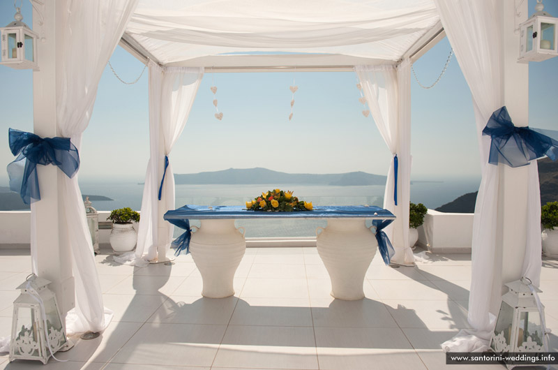 Santorini Weddings / Dana Villas