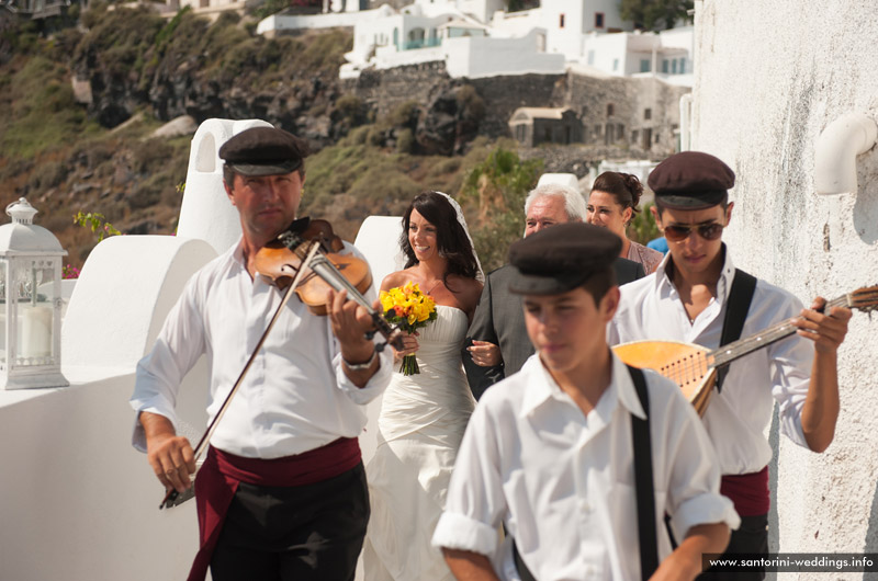 Wedding in Santorini