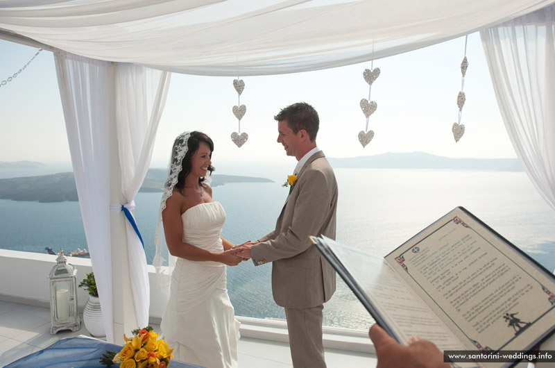 Wedding in Santorini