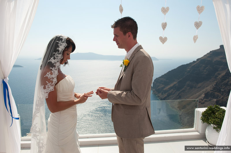 Santorini Weddings / Dana Villas