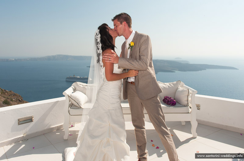 Wedding in Santorini