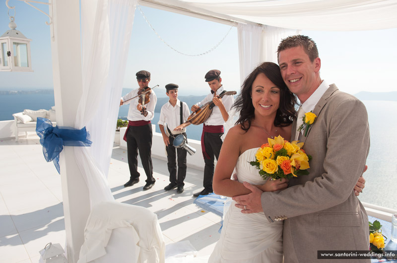 Wedding in Santorini