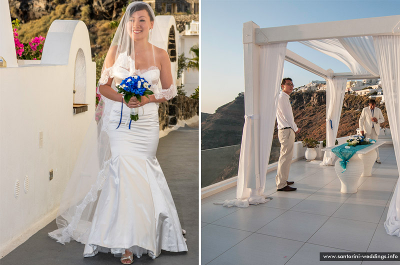 Wedding in Santorini