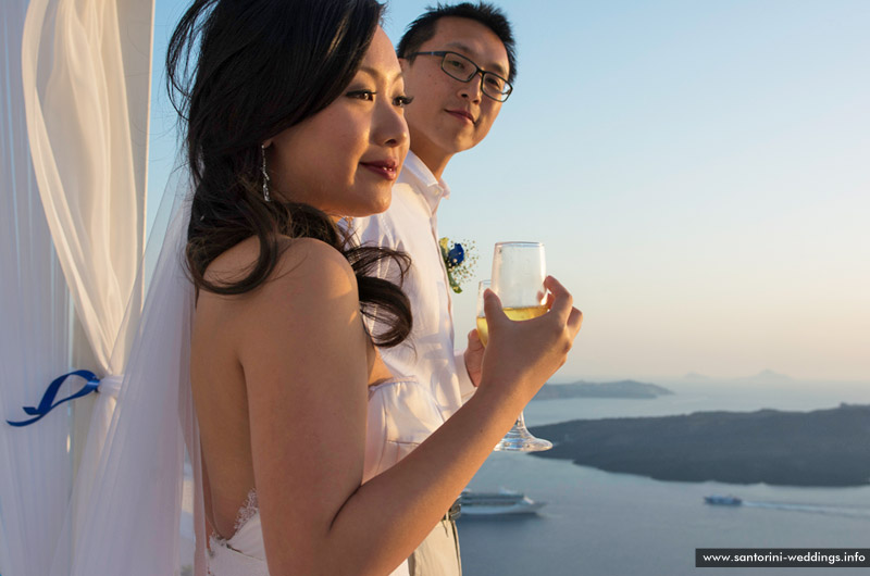 Wedding in Santorini