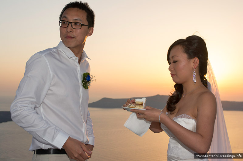 Wedding in Santorini