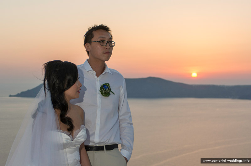 Santorini Weddings / Dana Villas