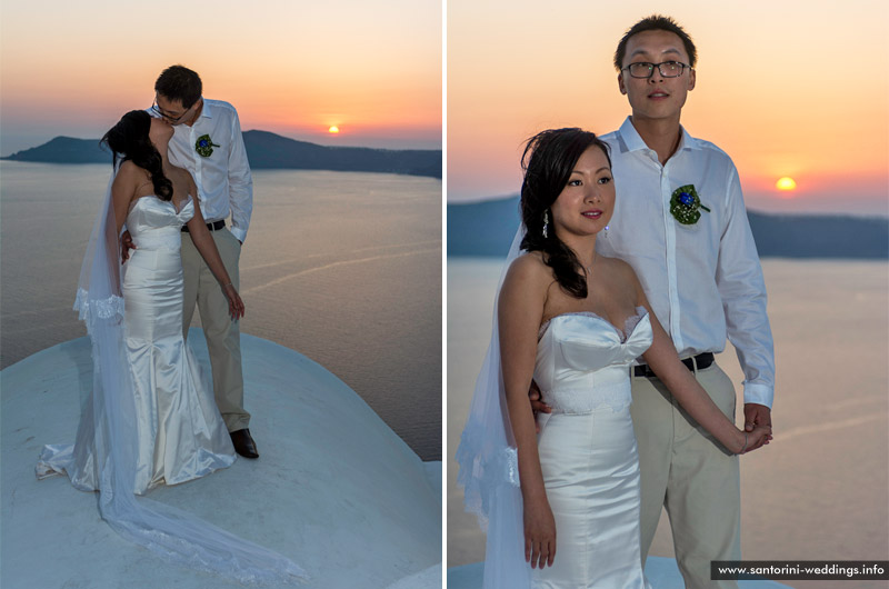 Santorini Weddings / Dana Villas