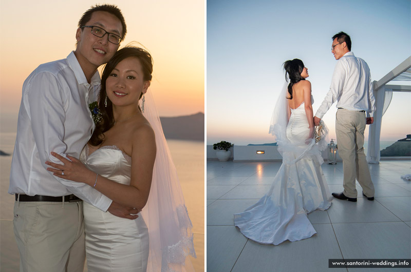 Wedding in Santorini