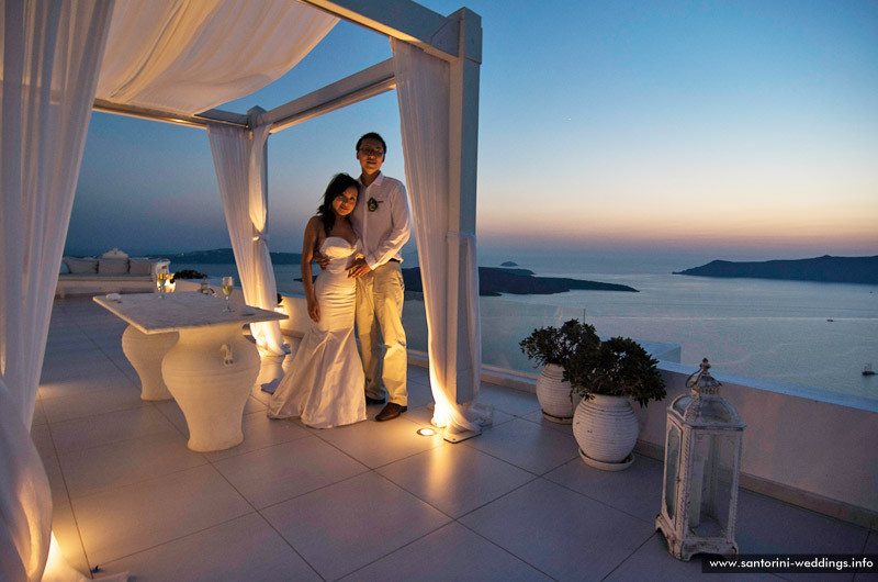 Santorini Weddings / Dana Villas