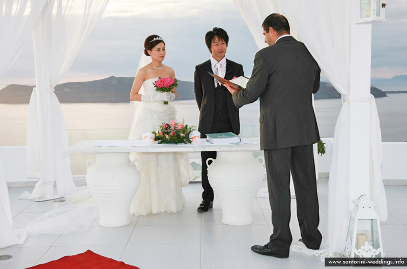 santorini weddings