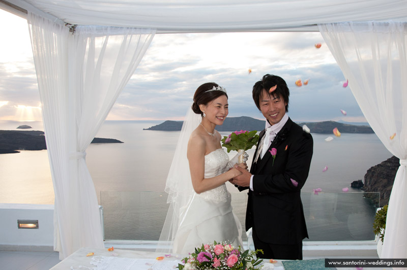 santorini weddings