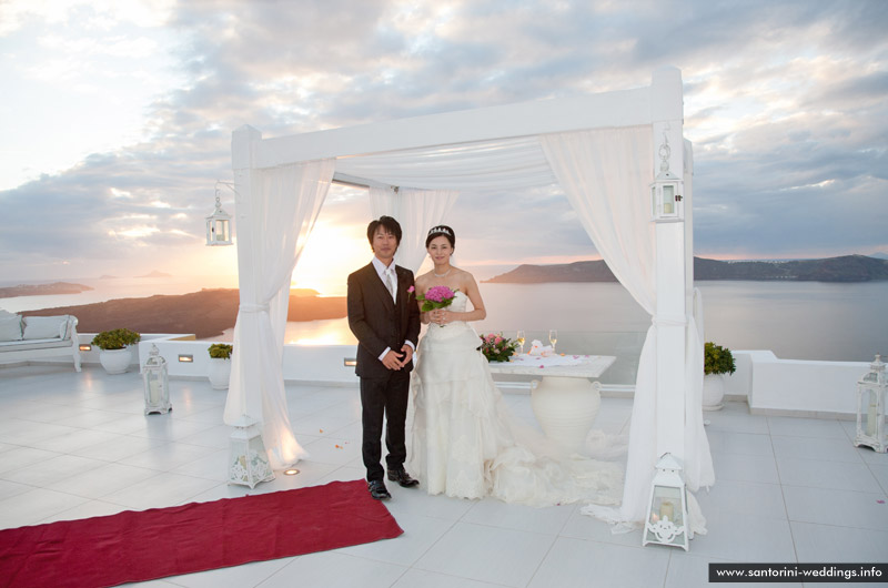 santorini weddings