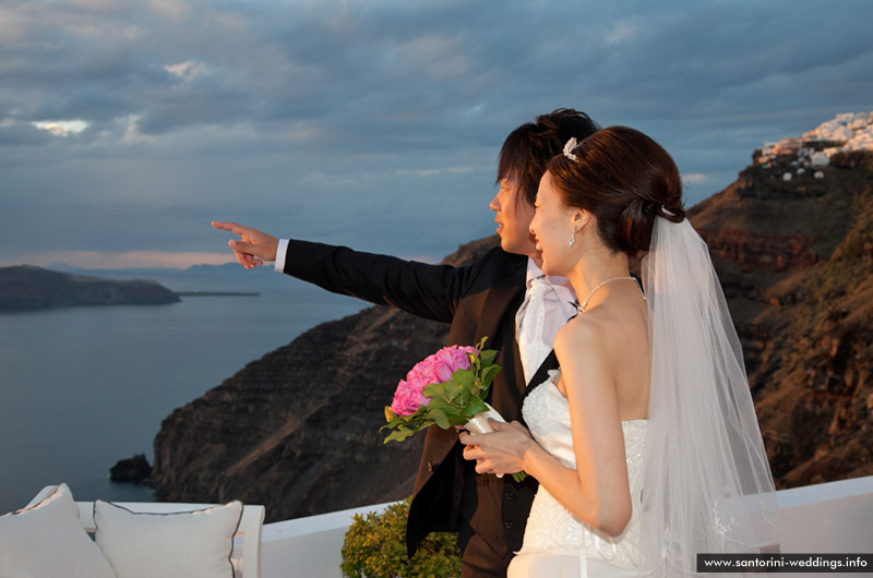 santorini weddings