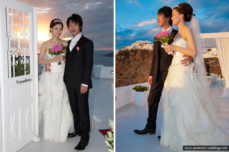 santorini weddings