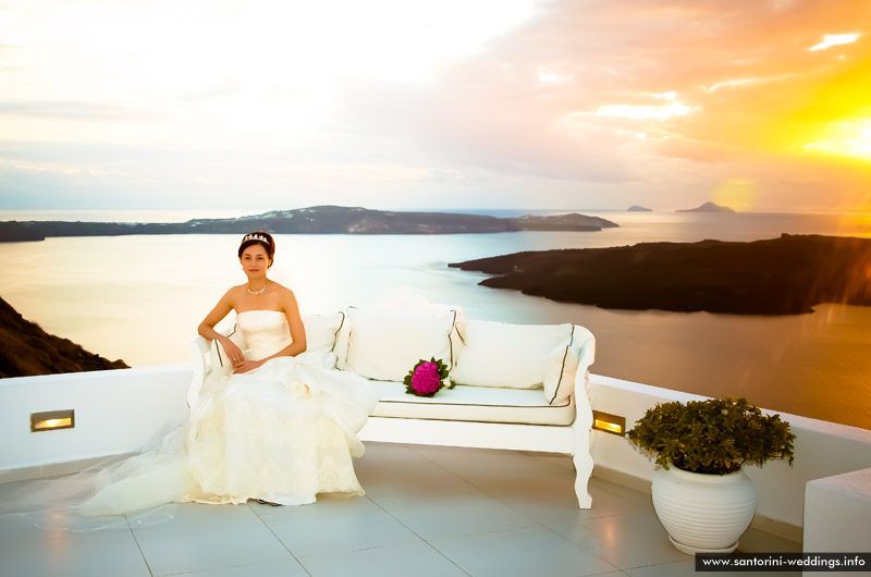 santorini weddings