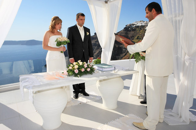 Свадьба на Санторини