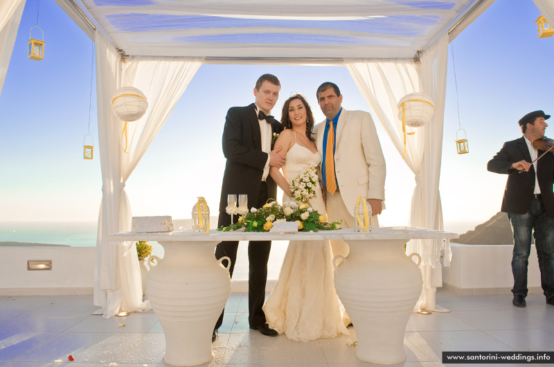 santorini weddings