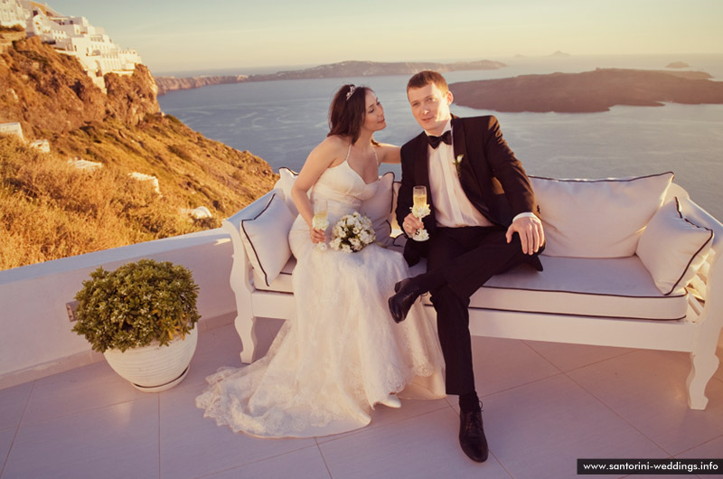 santorini weddings