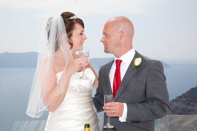Wedding in Santorini Dana Villas