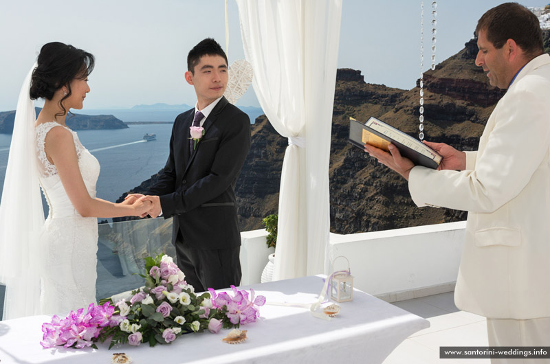 volcano view villas wedding santorini