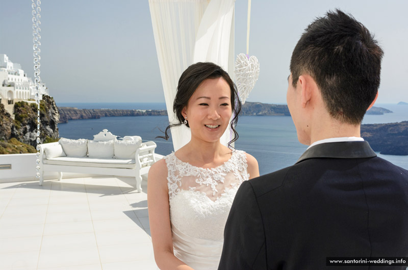 volcano view villas wedding santorini