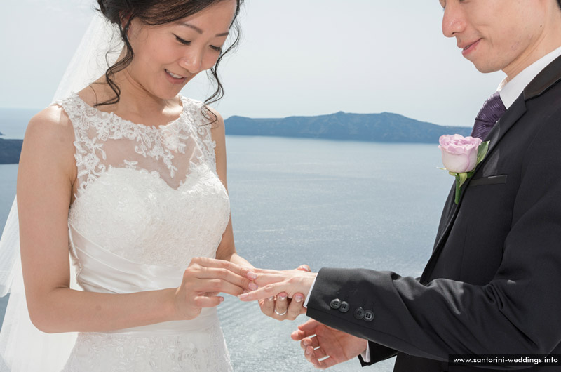 volcano view villas wedding santorini