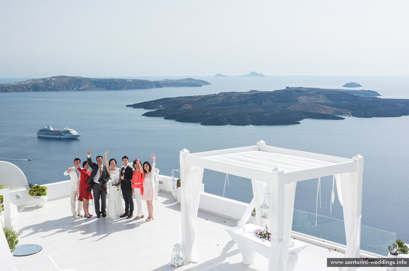 santorini weddings