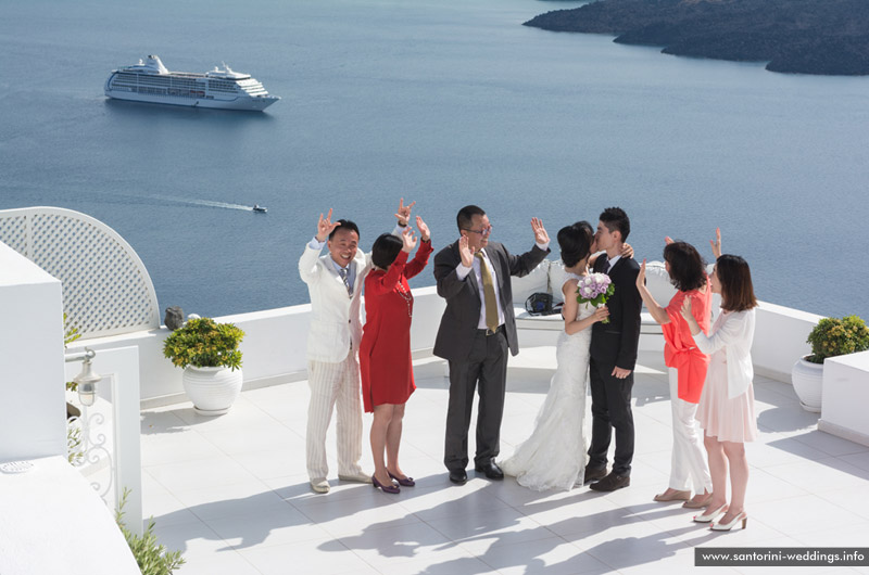 volcano view villas wedding santorini