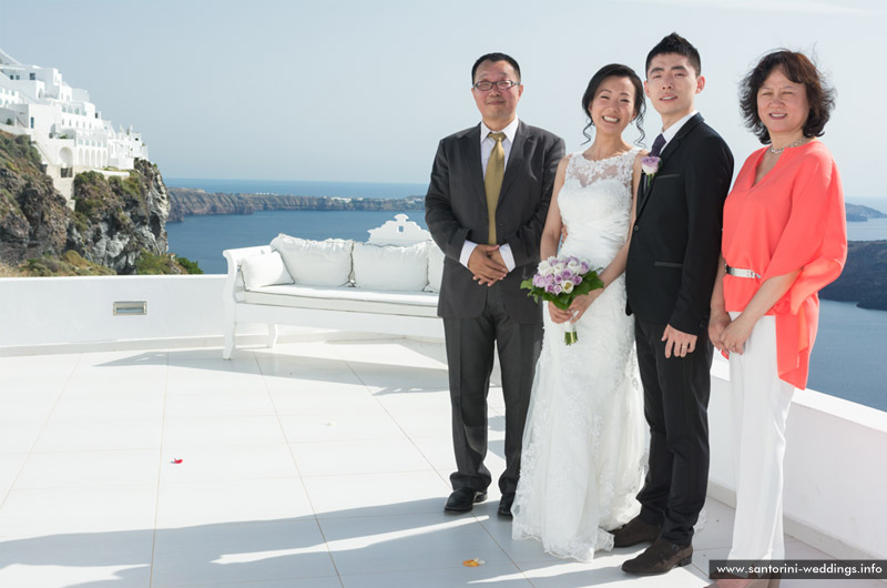 volcano view villas wedding santorini