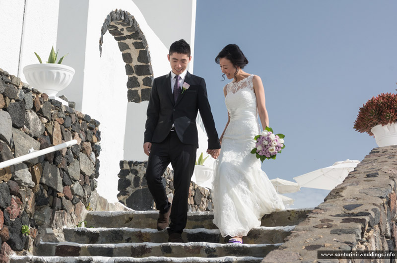 volcano view villas wedding santorini