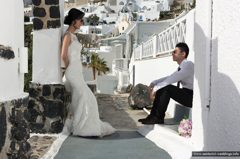 volcano view villas wedding santorini