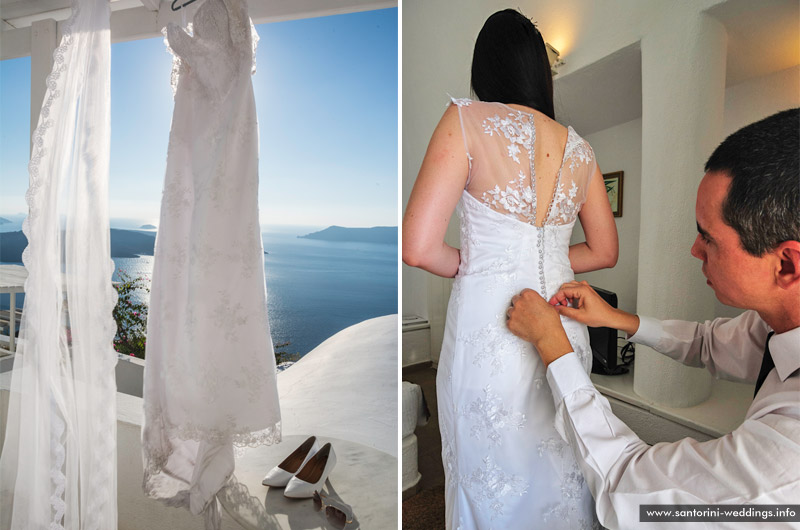 Santorini Weddings / Dana Villas