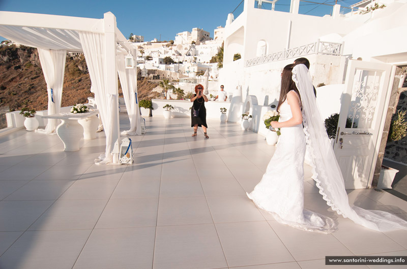 Santorini Weddings / Dana Villas