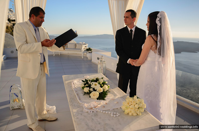 Santorini Weddings / Dana Villas