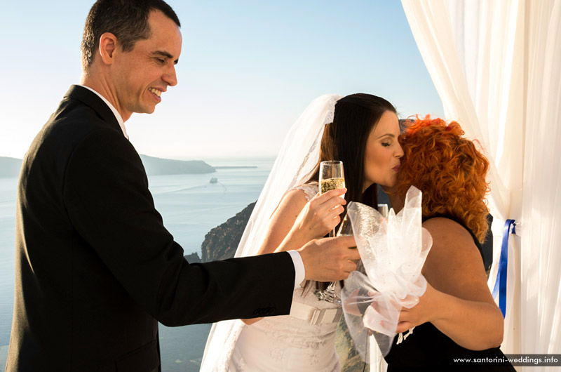 Santorini Weddings / Dana Villas