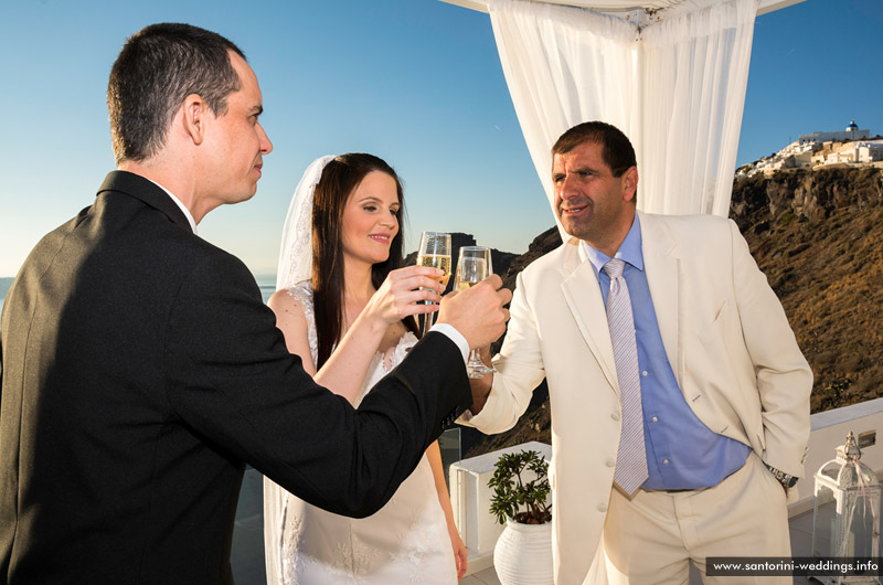 Wedding in Santorini