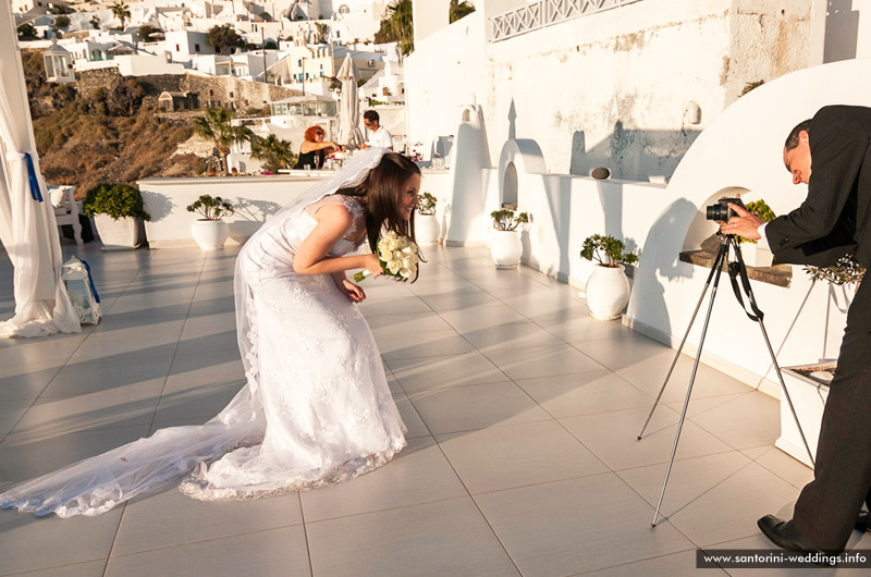 Wedding in Santorini