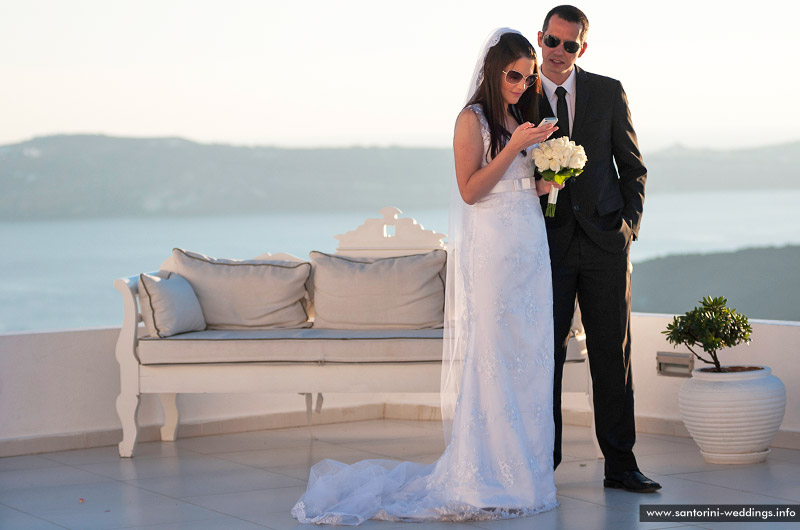 Wedding in Santorini