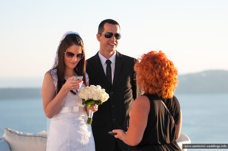 Wedding in Santorini