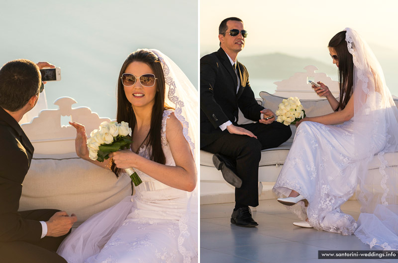 Wedding in Santorini