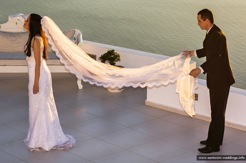 Santorini Weddings / Dana Villas