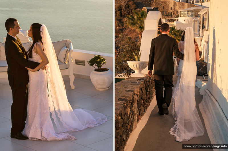 Santorini Weddings / Dana Villas