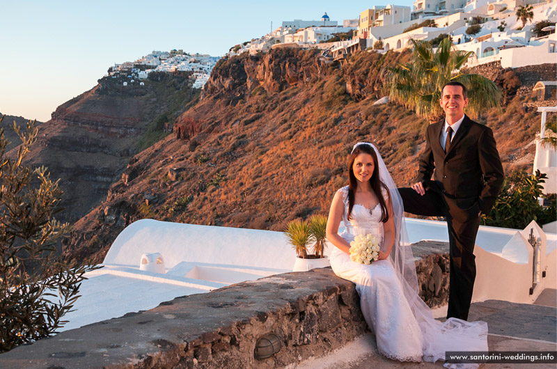 Santorini Weddings / Dana Villas