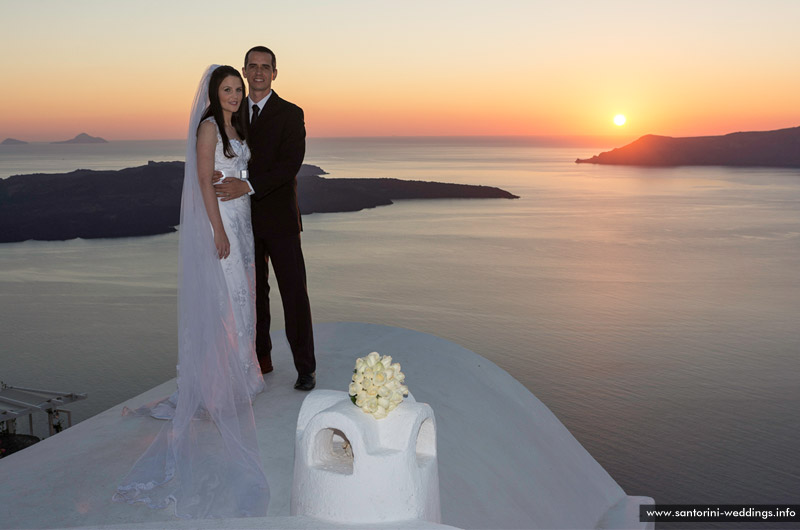 Wedding in Santorini