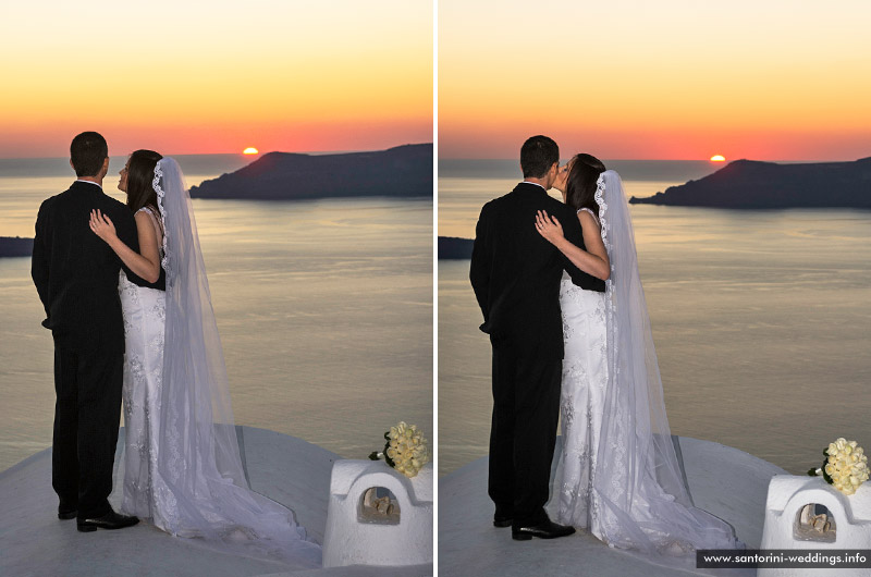 Santorini Weddings / Dana Villas