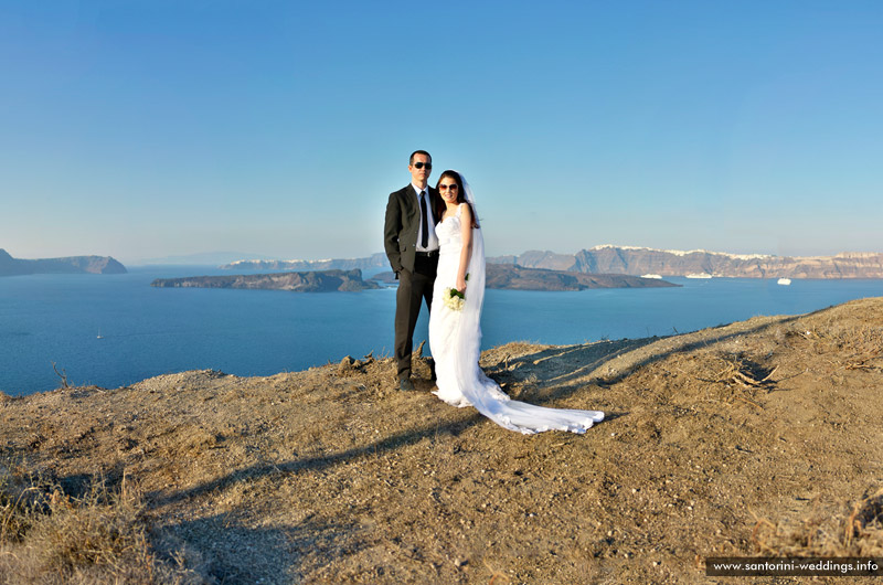 Santorini Weddings / Dana Villas